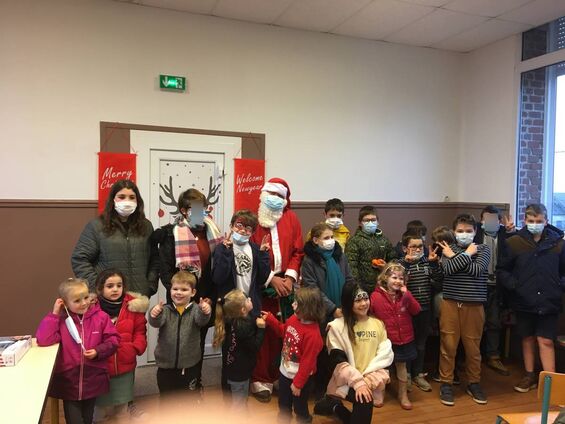 Les enfants et le Père Noël