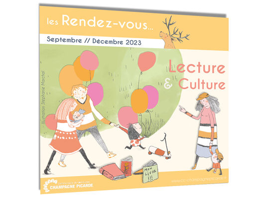 Plaquette "Les rendez-vous Lecture & Culture" - Septembre-Décembre 2023 - Champagne Picarde
