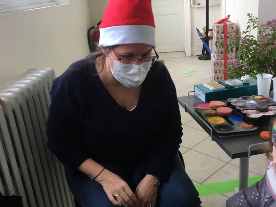 Atelier maquillage fait par Christine Fortin