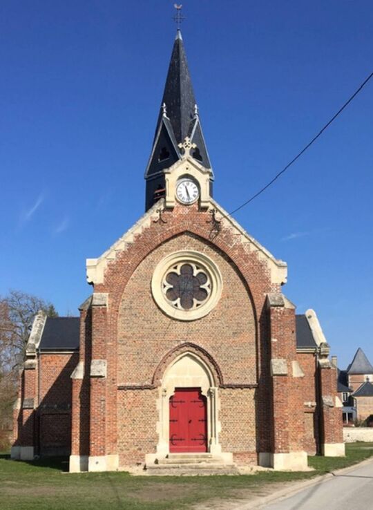 L'église vue de face