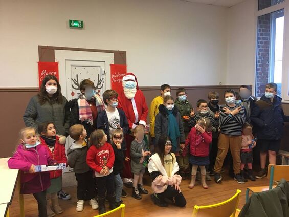 Les enfants et le Père Noël